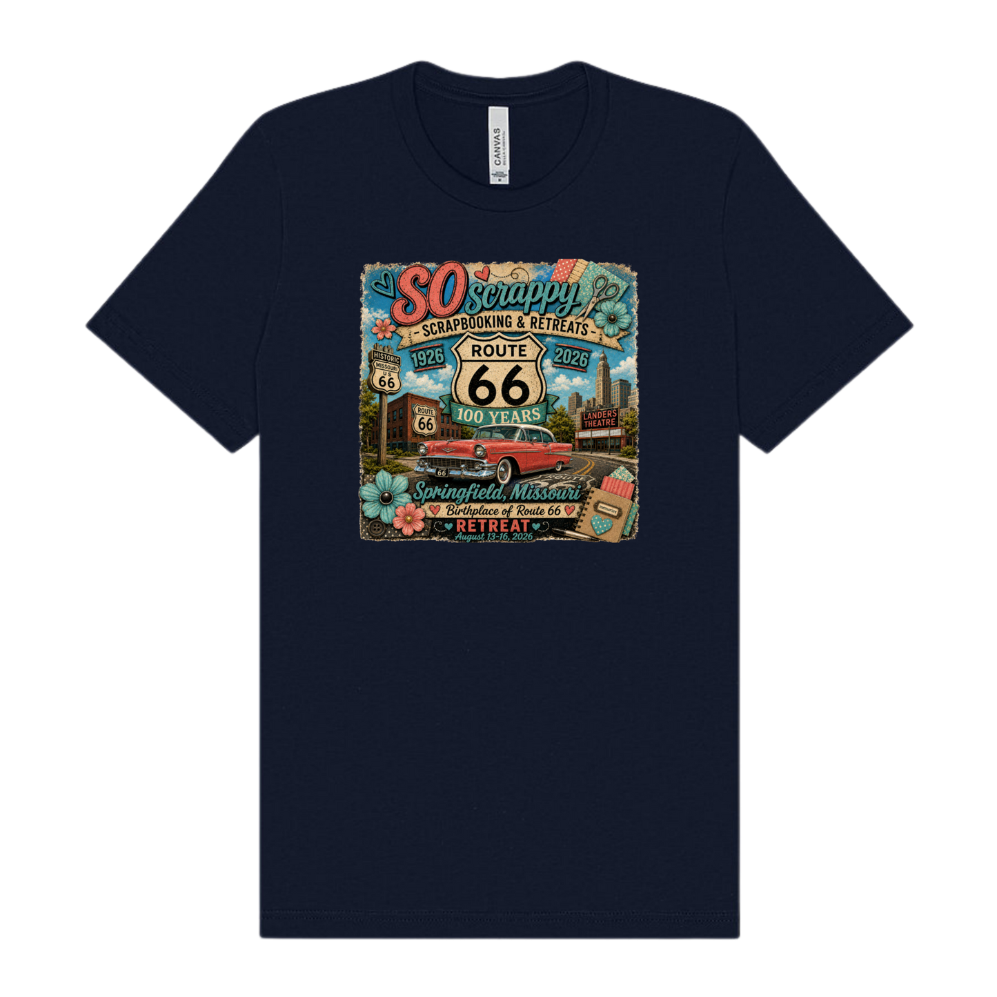 Route 66- August 2026 Retreat T-shirts