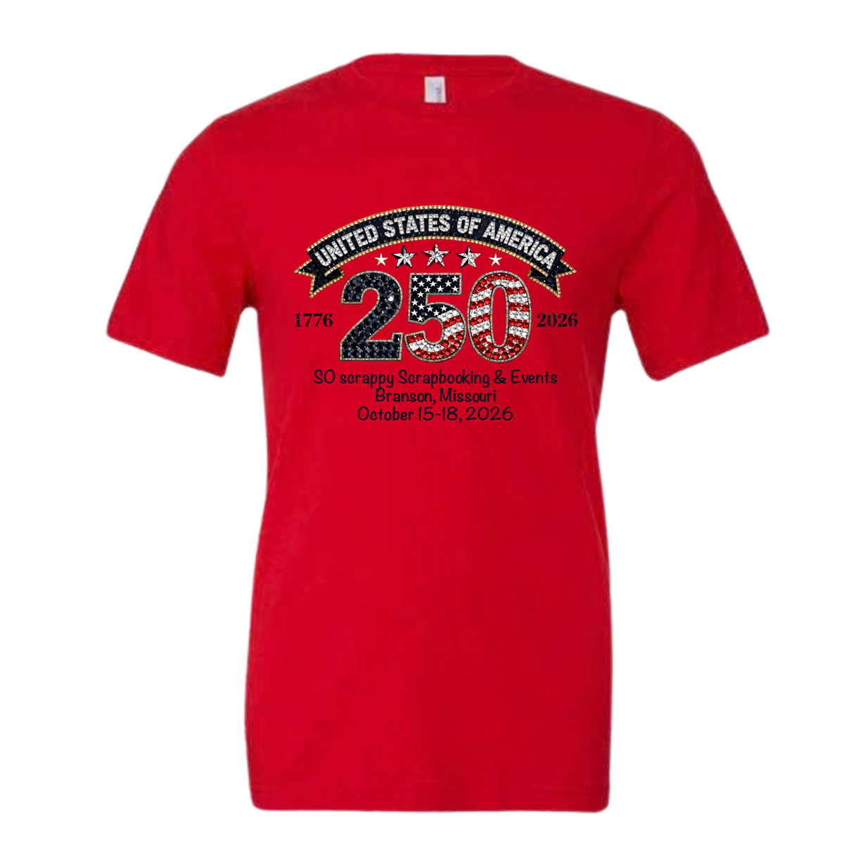 Celebration of Freedom - October 2026 Retreat T-shirts - Red