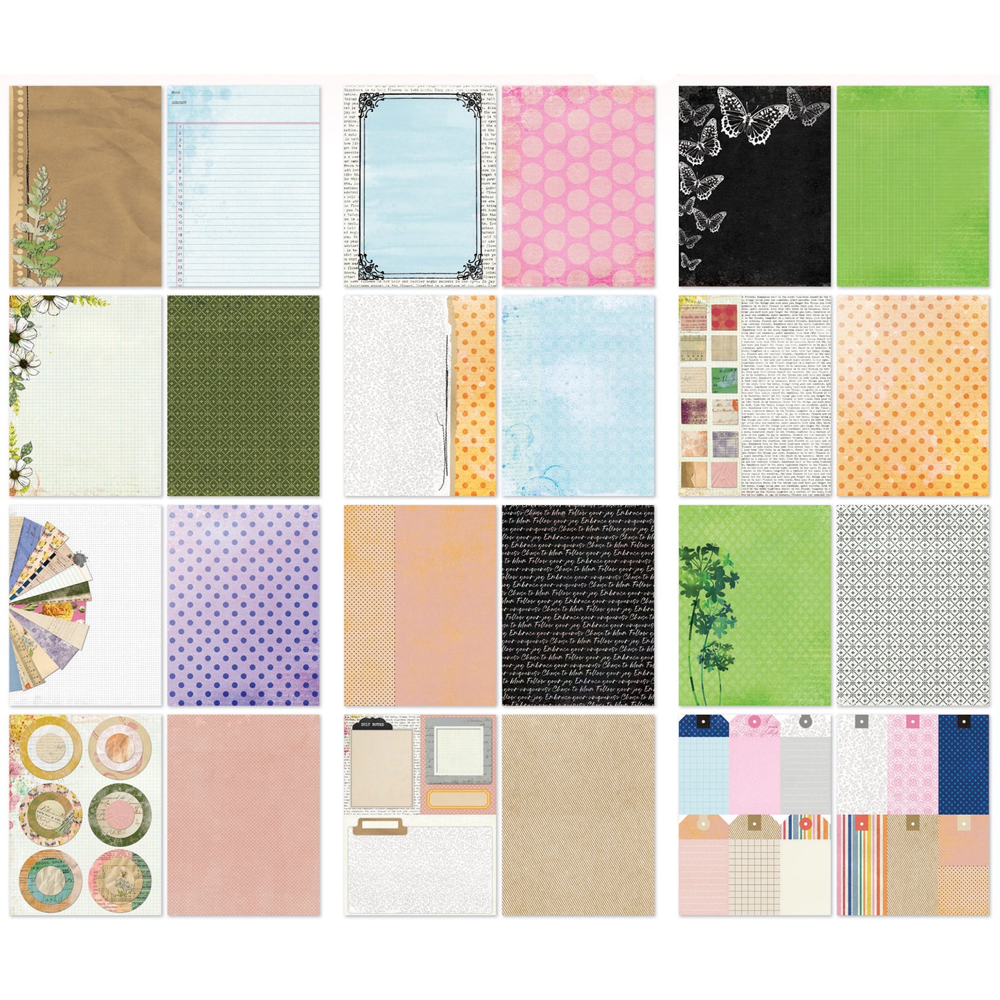 49 and Market - The Flower Emporium by Vicki Boutin - 6x8 Collection Paper Pack