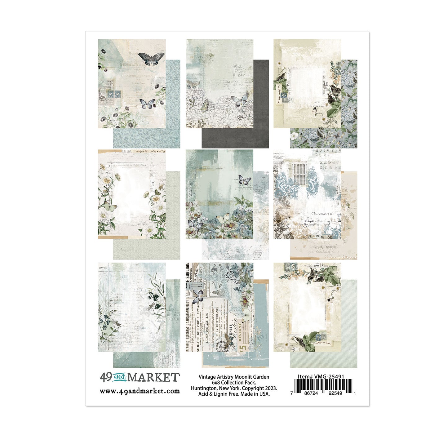 49 and Market Moonlit Garden 6 x 8 Collection Pack