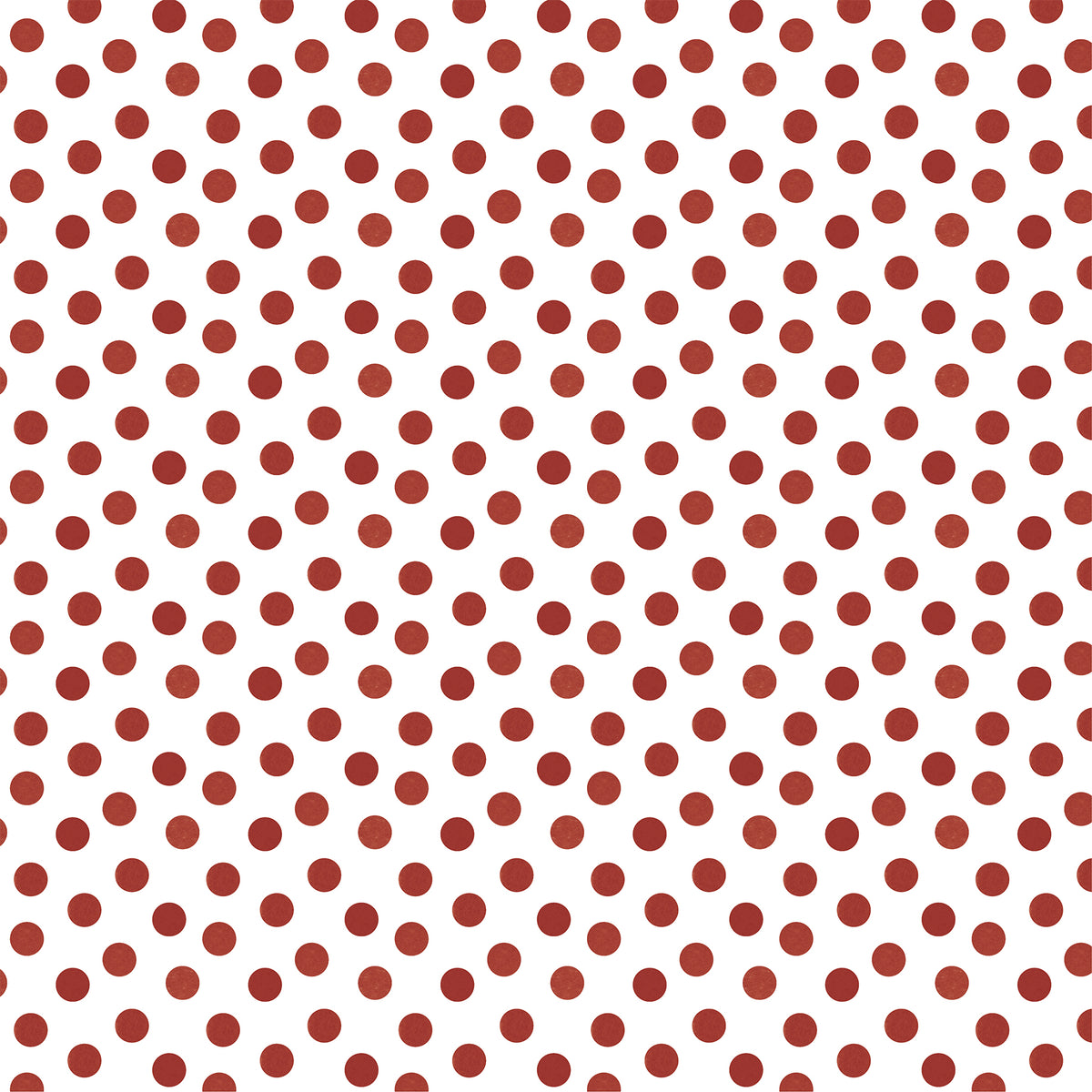 Echo Park - Watercolor Polka Dot Autumn Collection - 12 x 12 Double Sided Paper - Red