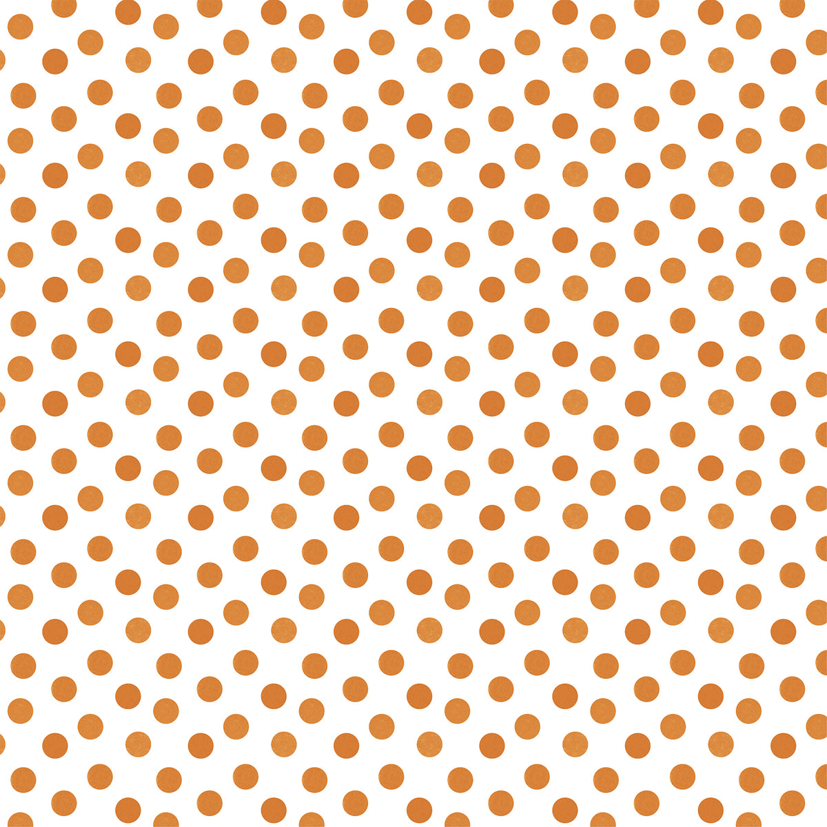 Echo Park - Watercolor Polka Dot Autumn Collection - 12 x 12 Double Sided Paper - Rust Orange