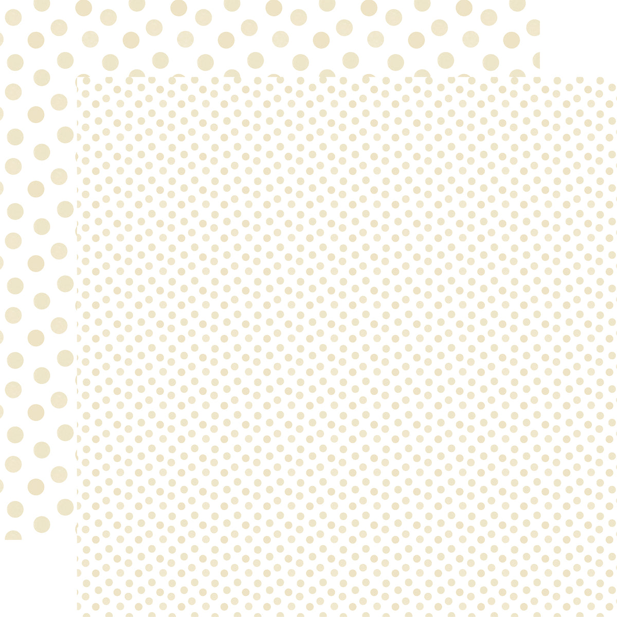Echo Park - Watercolor Polka Dot Christmas Collection - 12 x 12 Double Sided Paper - Cream