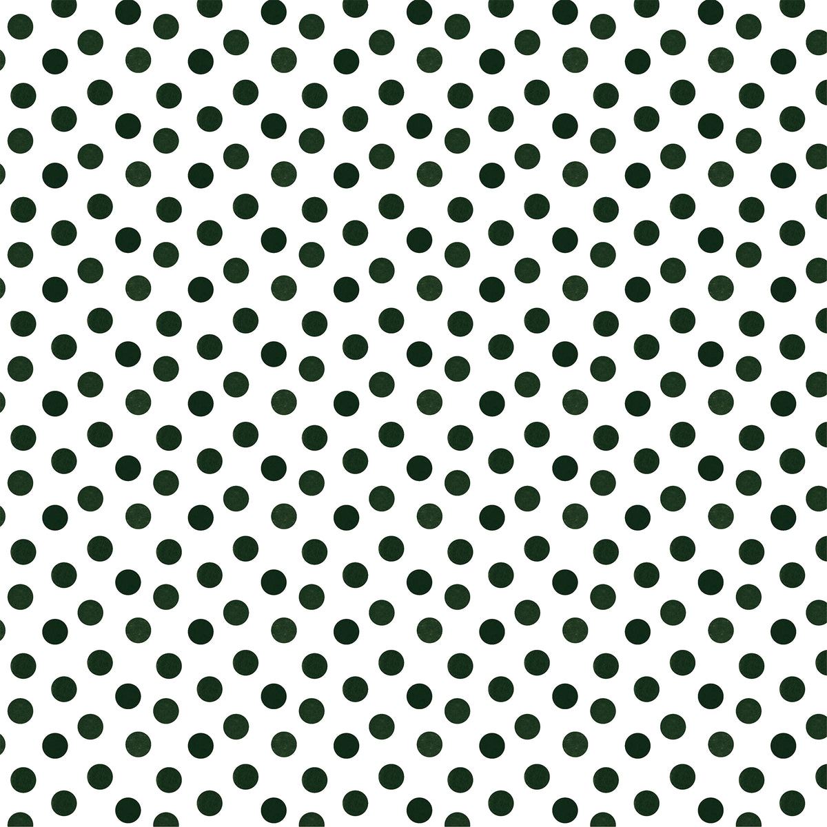 Echo Park - Watercolor Polka Dot Christmas Collection - 12 x 12 Double Sided Paper - Forest
