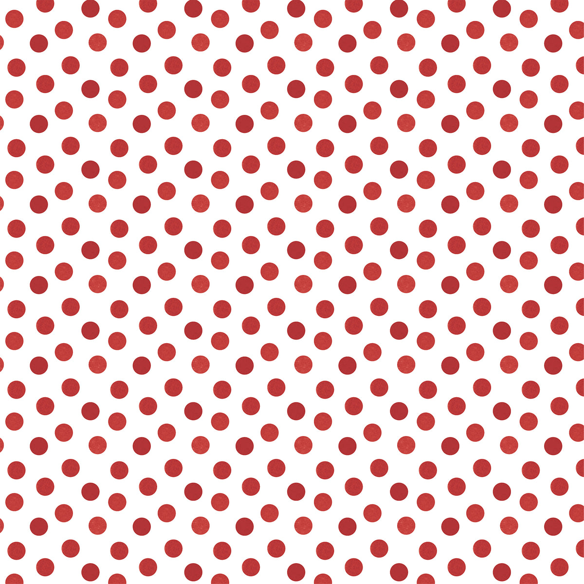 Echo Park - Watercolor Polka Dot Christmas Collection - 12 x 12 Double Sided Paper - Dusty Red