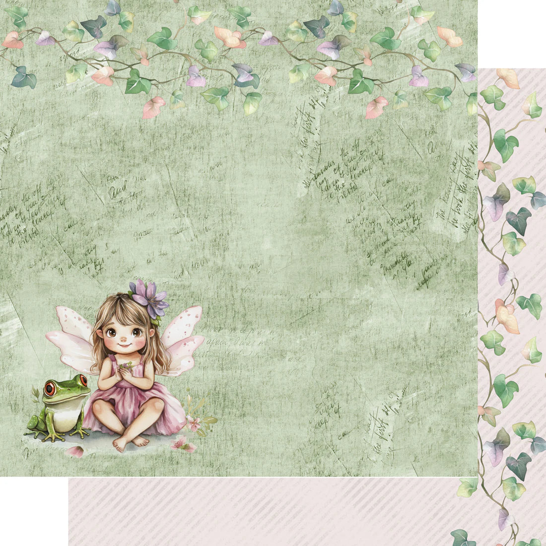 SSC Designs - Woodland Fairies Collection - Forest Friends 12 x 12 Double-Sided Scrapbook Paper (Copy) (Copy)