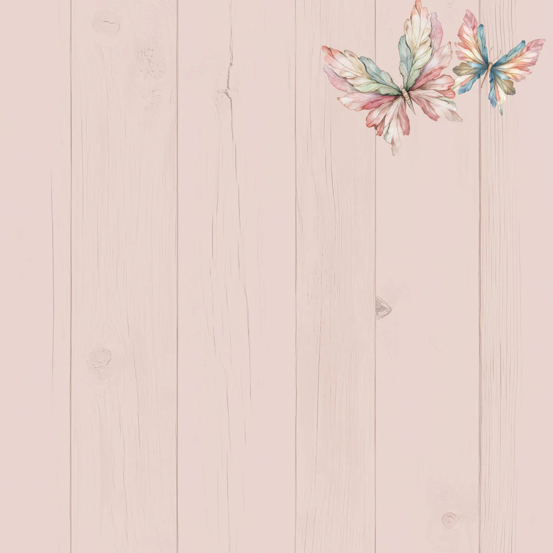 SSC Designs - Woodland Fairies Collection - Butterfly Dreams 12 x 12 Double-Sided Scrapbook Paper