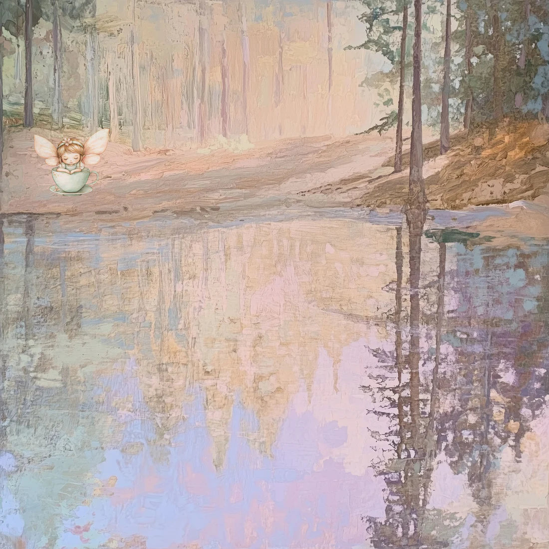 SSC Designs - Woodland Fairies Collection - Into The Woodlands 12 x 12 Double-Sided Scrapbook Paper