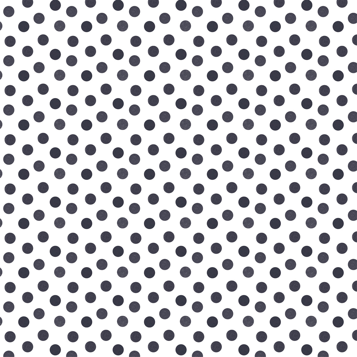 Echo Park - Watercolor Polka Dot Winter Collection - 12 x 12 Double Sided Paper - Navy