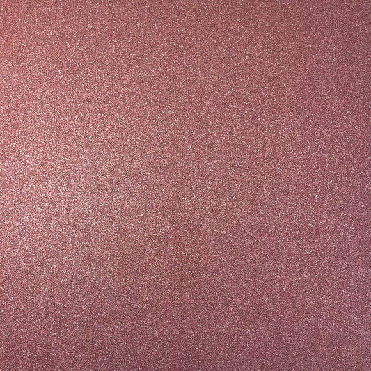 Encore Paper - 12 x 12 WOW No Shed Glitter Paper - Dusty Rose