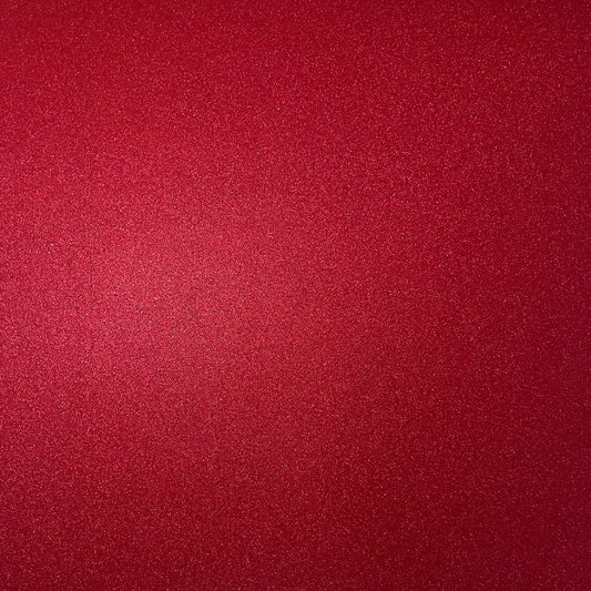 Encore Paper - 12 x 12 WOW No Shed Glitter Paper - Garnet Red