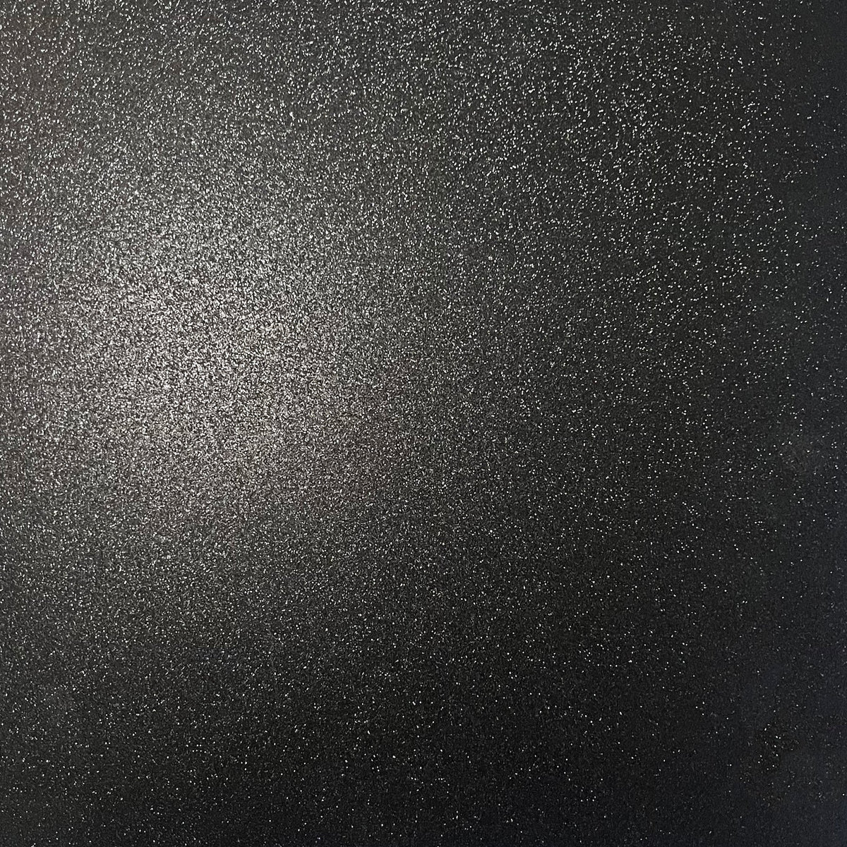 Encore Paper - 12 x 12 WOW No Shed Glitter Paper - Jet Black