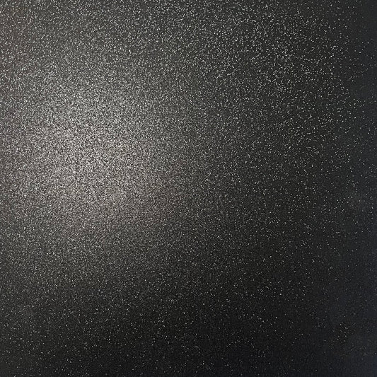 Encore Paper - 12 x 12 WOW No Shed Glitter Paper - Jet Black