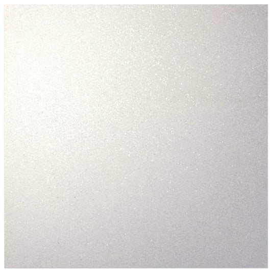 Encore Paper - 12 x 12 WOW No Shed Glitter Paper - White