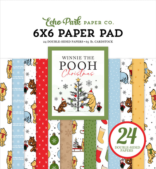 Echo Park - Winnie The Pooh Christmas Collection - 6 x 6 Paper Pad