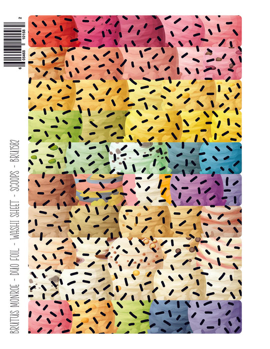 Brutus Monroe - Scoops | DuoFoil Washi Sheet