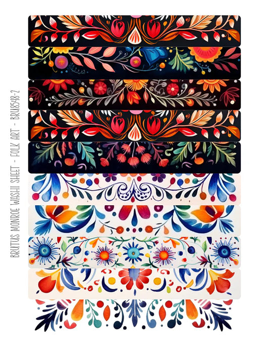 Brutus Monroe - Folk Art | Washi Sheet