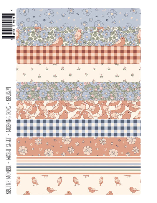 Brutus Monroe - Nested In Friendship Collection - Washi Sheets - Morning Song