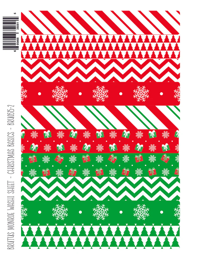 Brutus Monroe - Christmas Basics | Washi Sheet