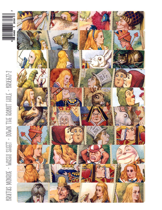 Brutus Monroe - Down The Rabbit Hole | Washi Sheet