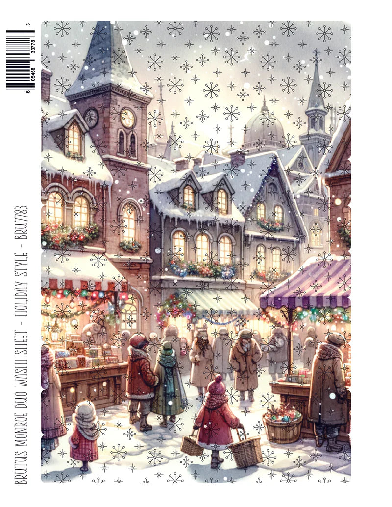Brutus Monroe - Holiday Style | DuoFoil Washi Sheet