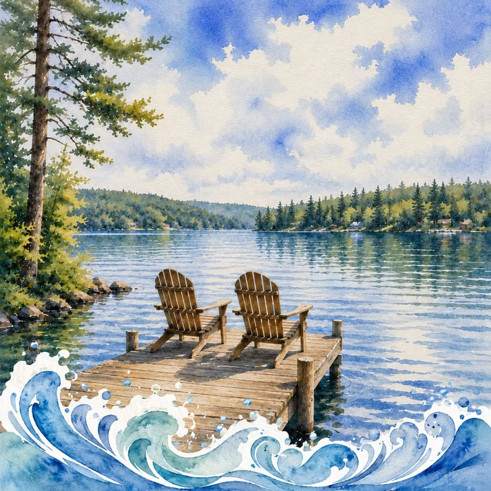 SSC - Water Sports Collection - 12 x 12 Double-Sided Paper - Dockside Memories