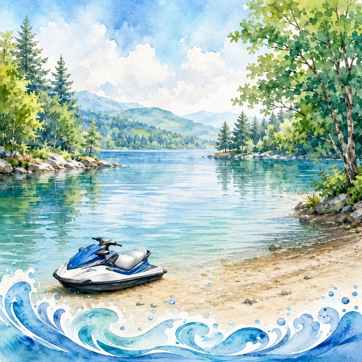 SSC - Water Sports Collection - 12 x 12 Double-Sided Paper - et Ski Afternoon
