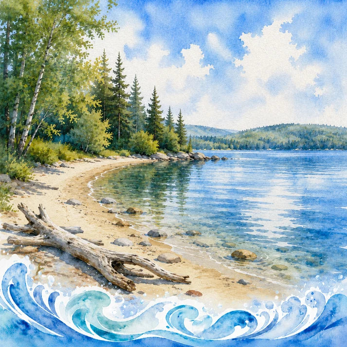 SSC - Water Sports Collection - 12 x 12 Double-Sided Paper - et Ski Afternoon