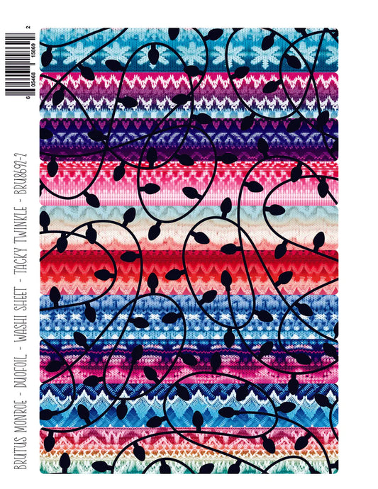 Brutus Monroe - Tacky Twinkle | DuoFoil Washi Sheet