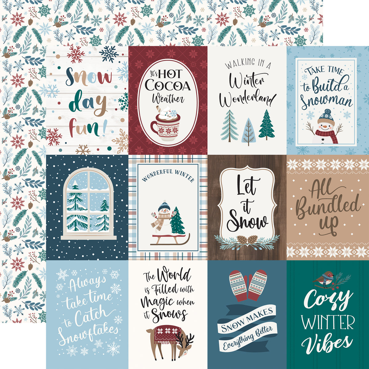 Echo Park - Wonderful Winter Days Collection - 12 x 12 Collection Kit