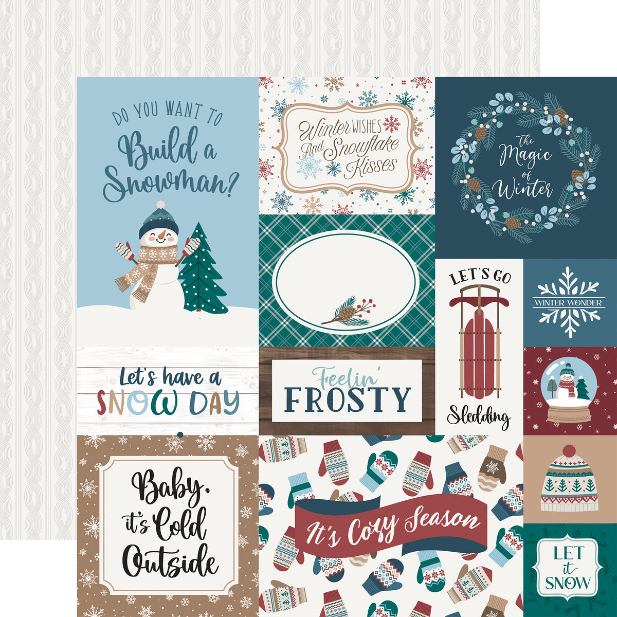 Echo Park - Wonderful Winter Days Collection - 12 x 12 Collection Kit