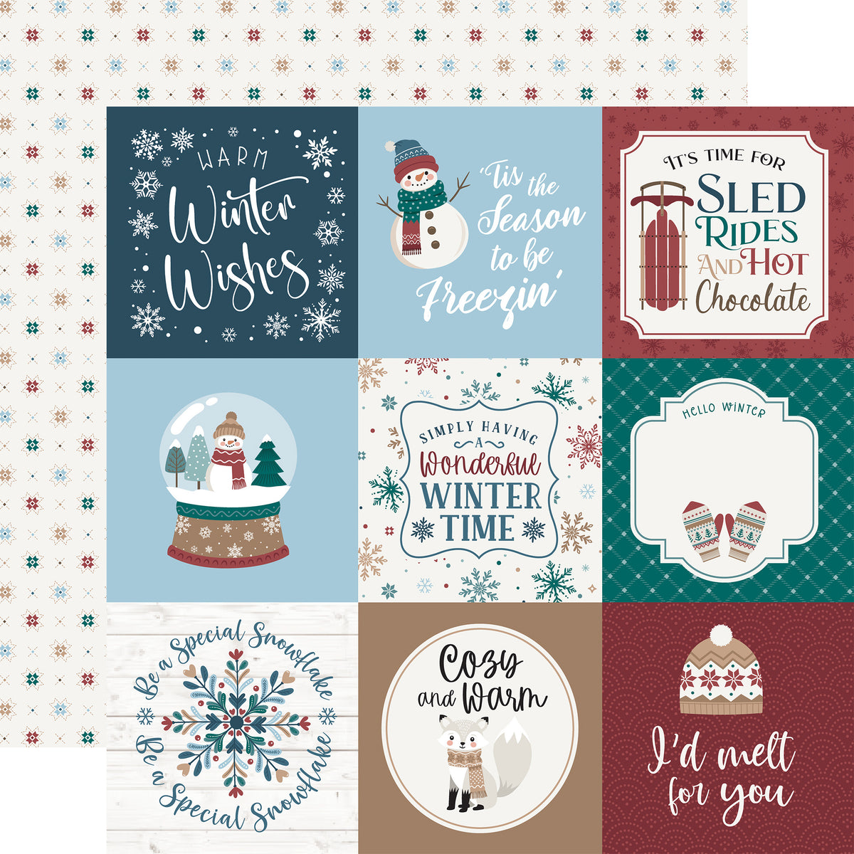 Echo Park - Wonderful Winter Days Collection - 12 x 12 Collection Kit