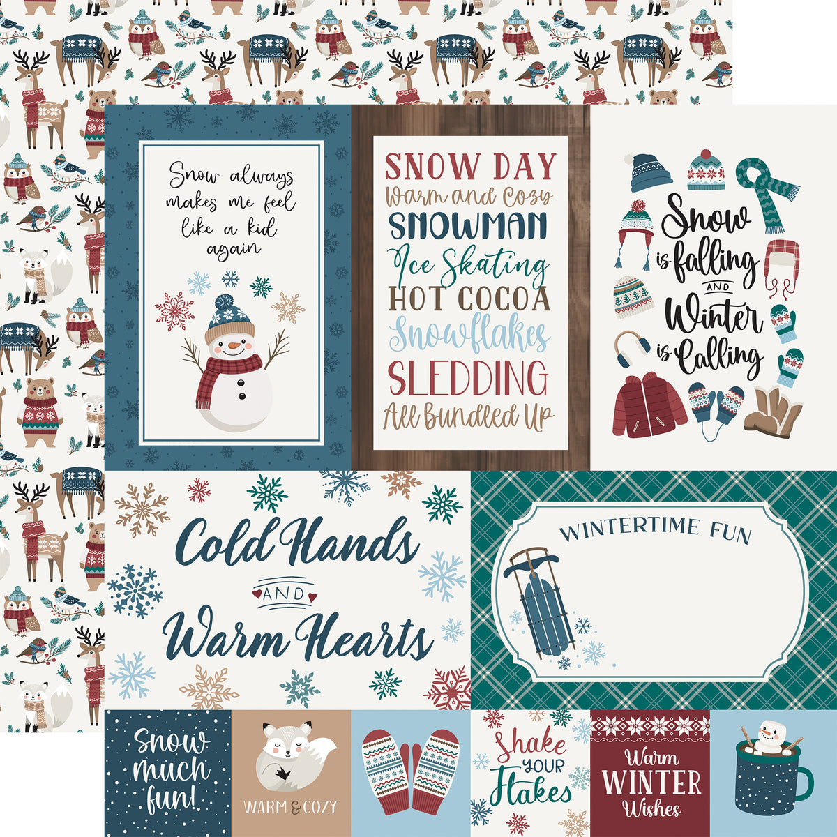 Echo Park - Wonderful Winter Days Collection - 12 x 12 Collection Kit