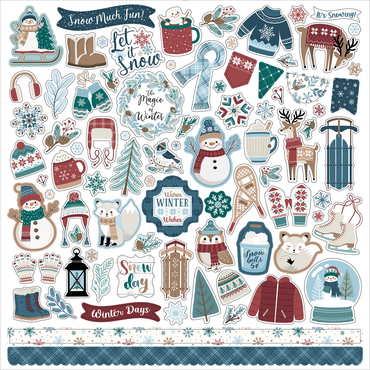 Echo Park - Wonderful Winter Days Collection - 12 x 12 Collection Kit