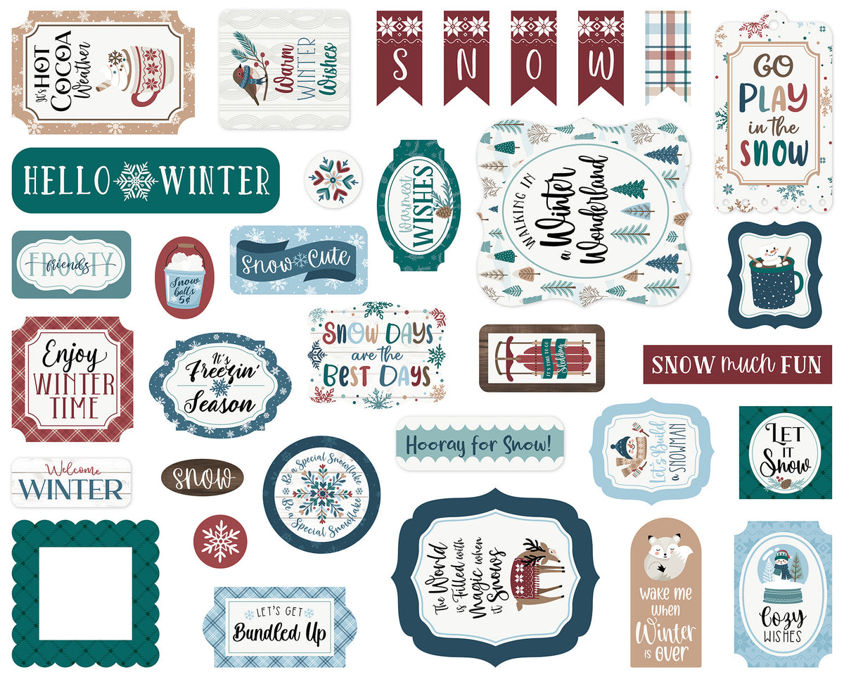 Echo Park - Wonderful Winter Days Collection -  Ephemera