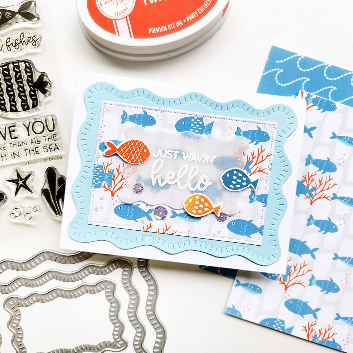 Catherine Pooler Designs - Ocean Wonders Collection - Dies - Best Fishes