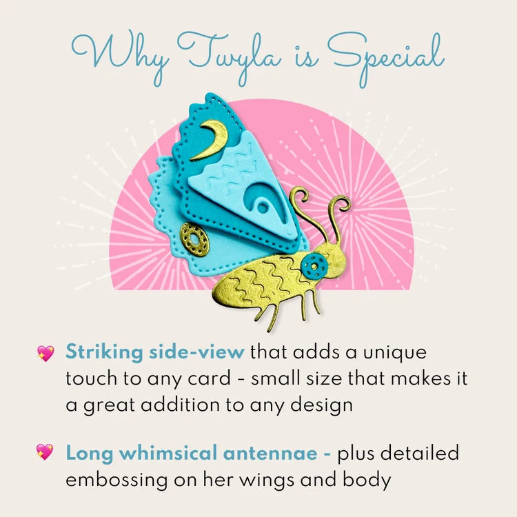 Emily Moore Designs - Make A Moth Collection - Dies - Twyla