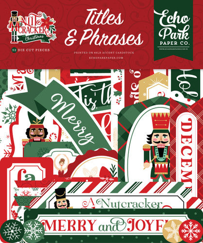 Echo Park - Nutcracker Christmas Collection - Titles & Phrases
