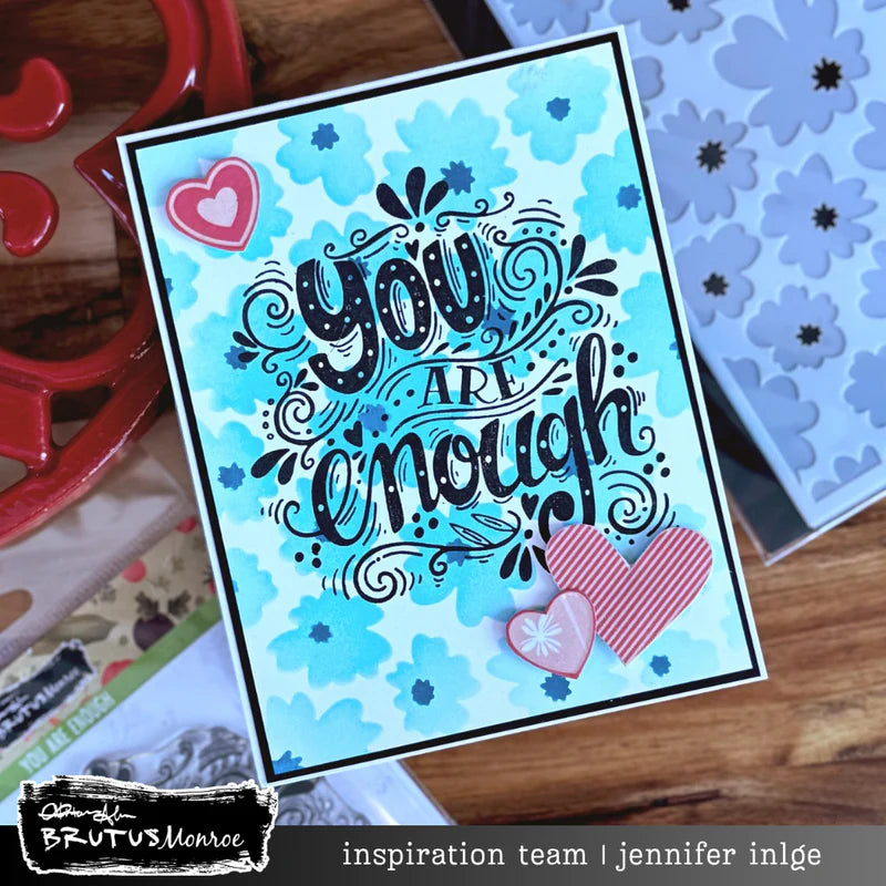 Brutus Monroe - Rooted In Kindness Collection - Layering Stencils - Wildflowers