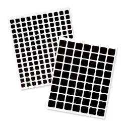 SO scrappy Scrapbooking 3-D Adhesive Squares - Mixed Sizes - Black