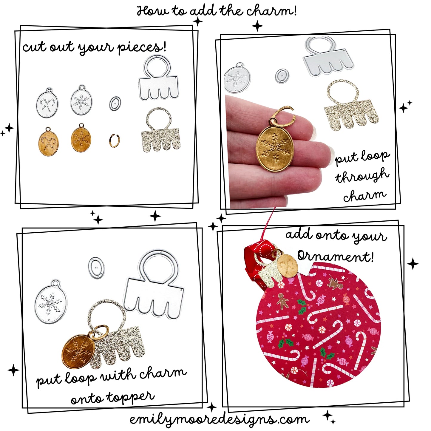 Emily Moore Designs - Dies - So Charming Ornament Charms
