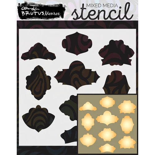 Brutus Monroe - Rooted In Kindness Collection - Stencils - Ornamental Tags