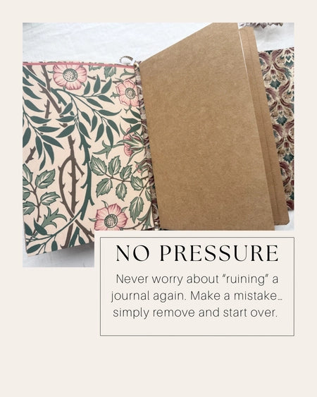 A House Of Books - Handmade Refillable Journal