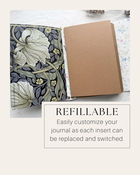 A House Of Books - Handmade Refillable Journal