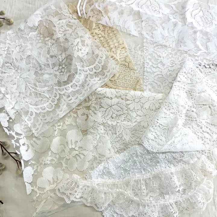 A House Of Books - Vintage Lace Pack For Art and Textile Crafts