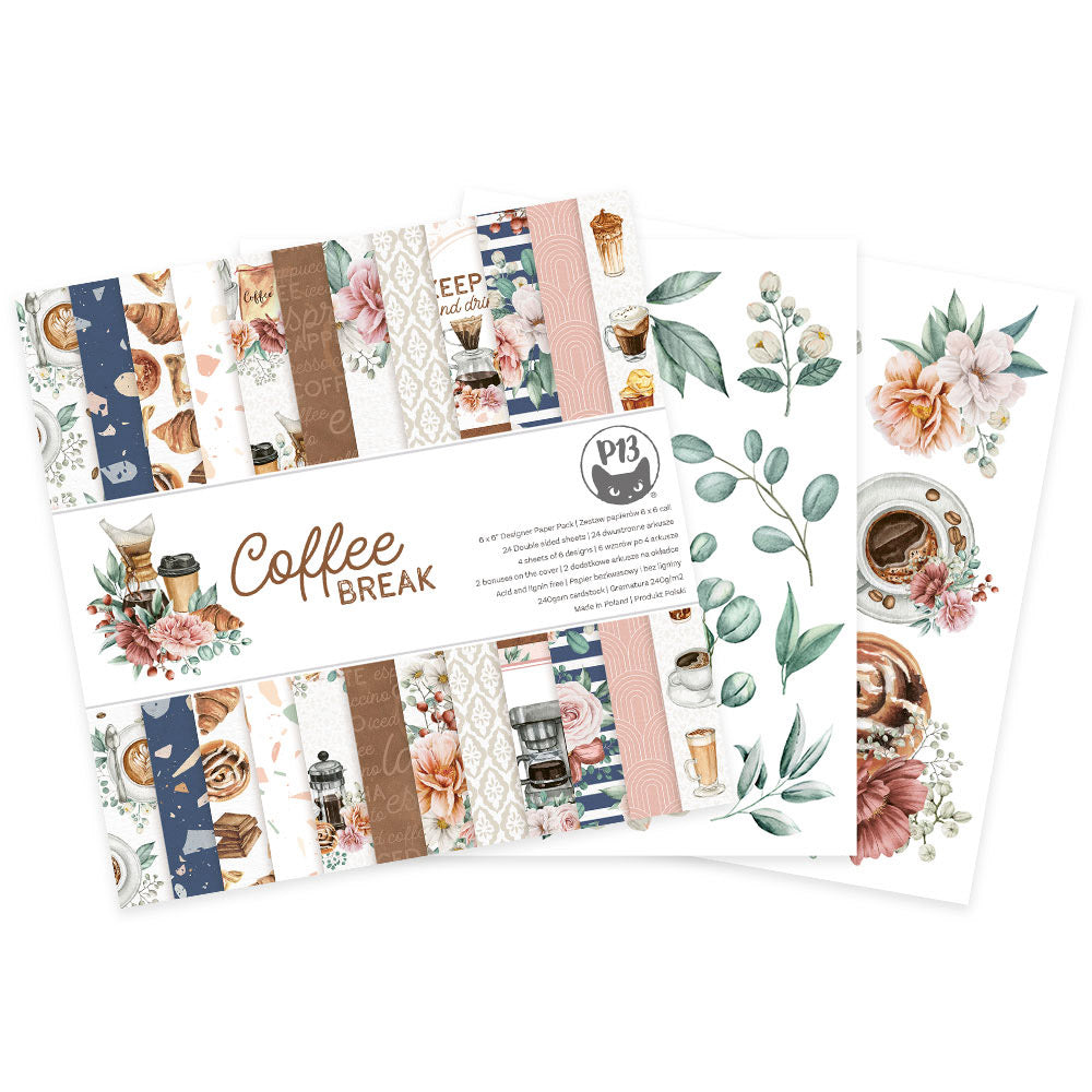 P13 - Coffee Break Collection - 6 x 6 Paper Pad