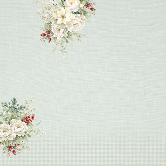 Uniquely Creative - Christmas Keepsakes Collection - 12 x 12 Double Sided Paper - Merry Little Things (Copy)