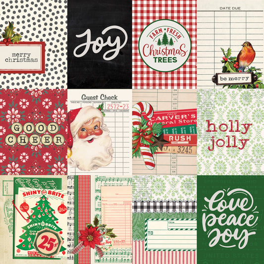 Simple Stories - Simple Vintage Dear Santa Collection - 12 x 12 Double Sided Paper - 3 x 4 Elements