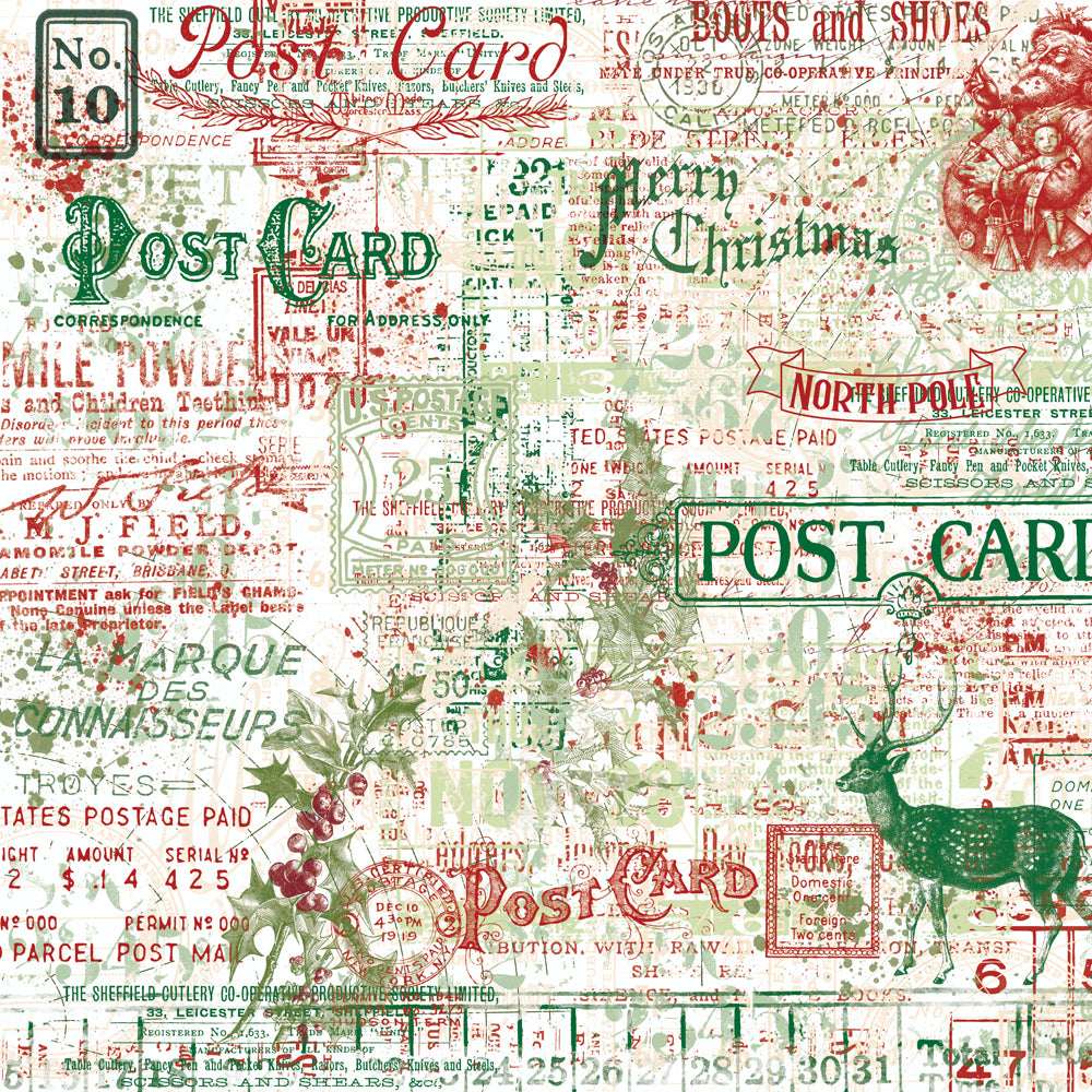 Simple Stories - Simple Vintage Dear Santa Collection - 12 x 12 Double Sided Paper - 3 x 4 Elements