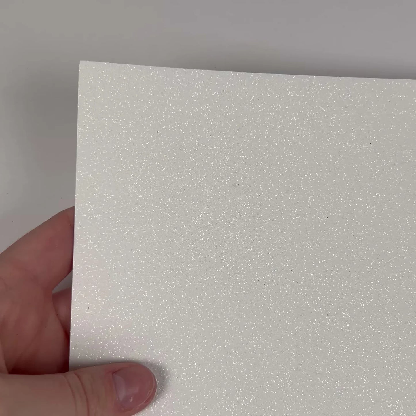 Encore Paper - 12 x 12 Glitter Luxe Cardstock - Bright White